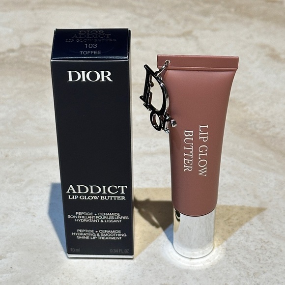 Dior Lip Glow Butter Hydrating Gloss Balm - 103 Toffee (nude beige) NEW RELEASE - Picture 1 of 8